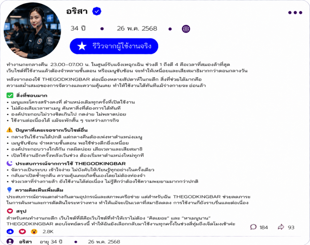 อริสา อายุ 34 ปี